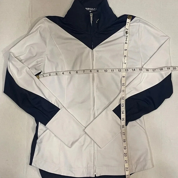 Nike Golf dri-fit white & blue jacket size small - Picture 6 of 6